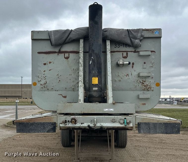 image for item MQ9514 1988 CMC  end dump trailer