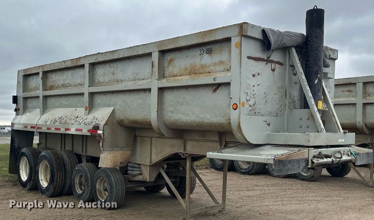 image for item MQ9514 1988 CMC  end dump trailer