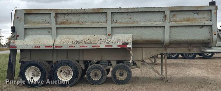 image for item MQ9514 1988 CMC  end dump trailer