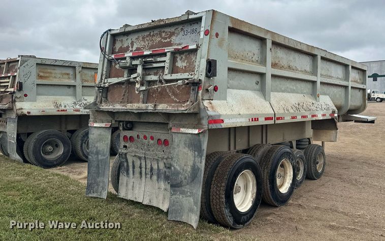 image for item MQ9514 1988 CMC  end dump trailer