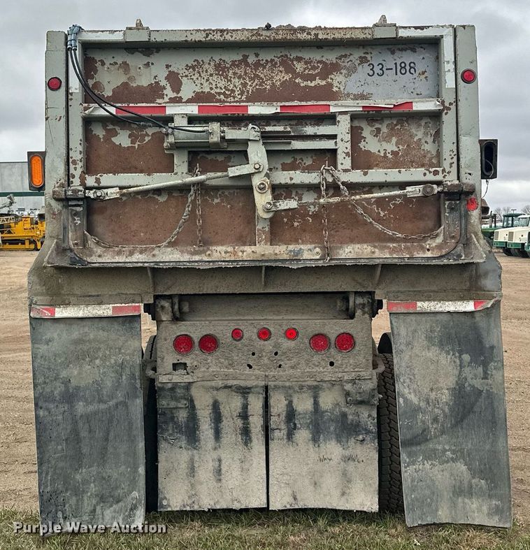 image for item MQ9514 1988 CMC  end dump trailer