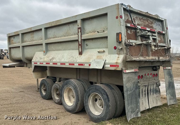 image for item MQ9514 1988 CMC  end dump trailer