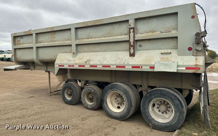 image for item MQ9514 1988 CMC  end dump trailer