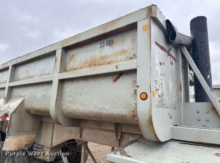 image for item MQ9514 1988 CMC  end dump trailer