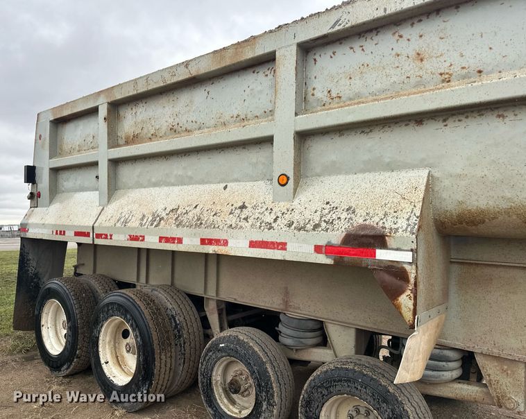 image for item MQ9514 1988 CMC  end dump trailer
