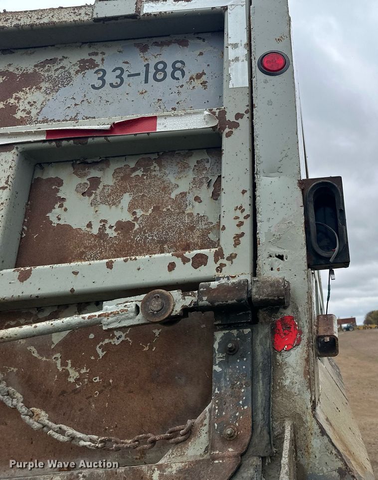 image for item MQ9514 1988 CMC  end dump trailer