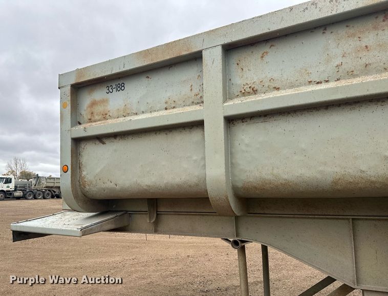 image for item MQ9514 1988 CMC  end dump trailer