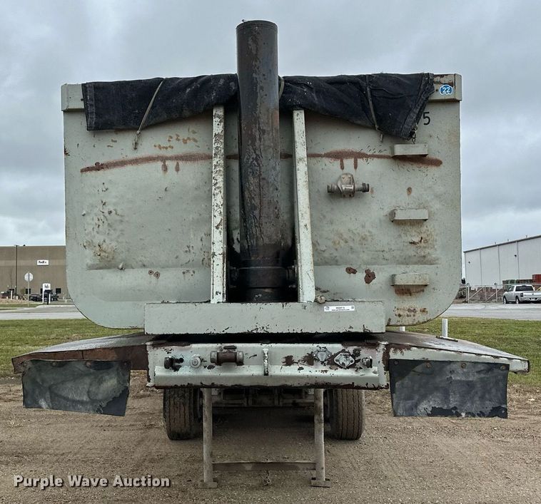 image for item MQ9516 1988 CMC  end dump trailer