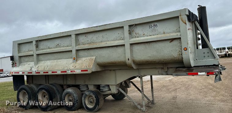 image for item MQ9516 1988 CMC  end dump trailer