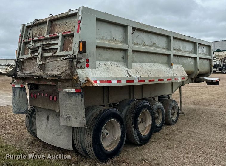 image for item MQ9516 1988 CMC  end dump trailer