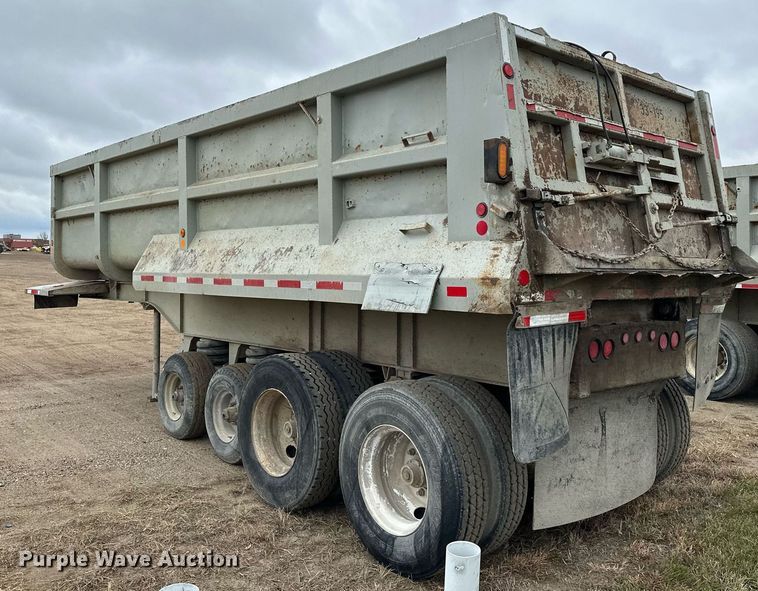 image for item MQ9516 1988 CMC  end dump trailer