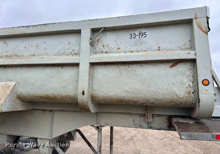 image for item MQ9516 1988 CMC  end dump trailer