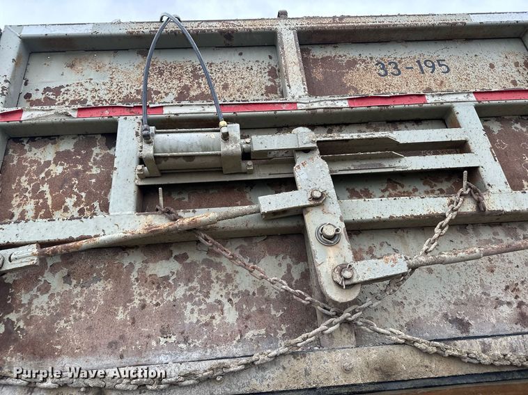 image for item MQ9516 1988 CMC  end dump trailer