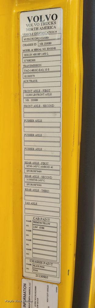 image for item MX9539 2020 Volvo VNL  semi truck