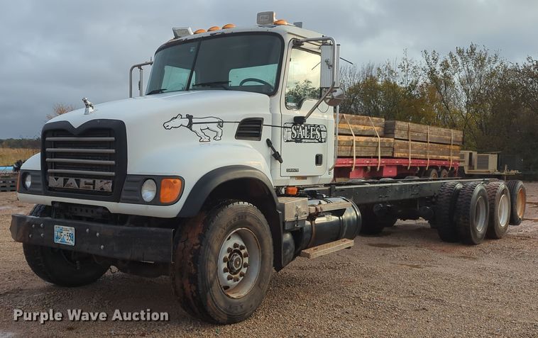 image for item MY9888 2003 Mack CV713  truck cab and chassis