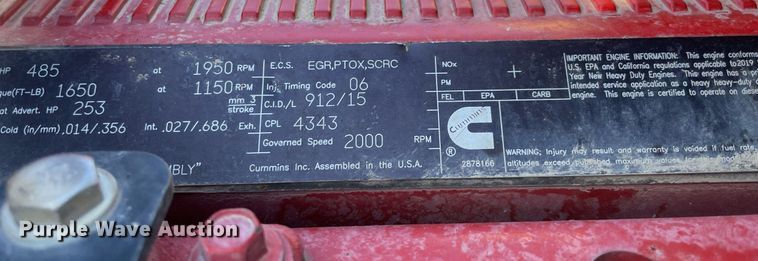 image for item NA9680 2020 Kenworth T880  semi truck