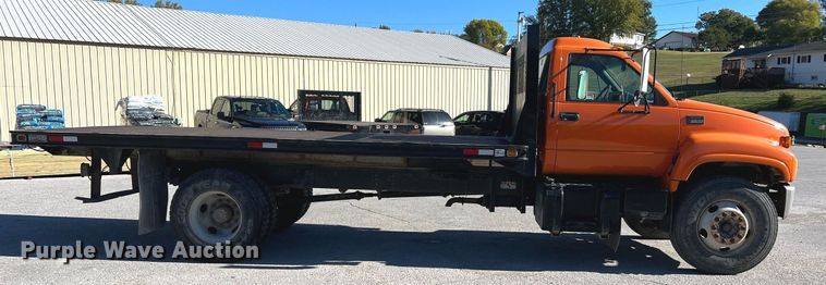image for item NI9054 1999 GMC C6500  dump flatbed truck