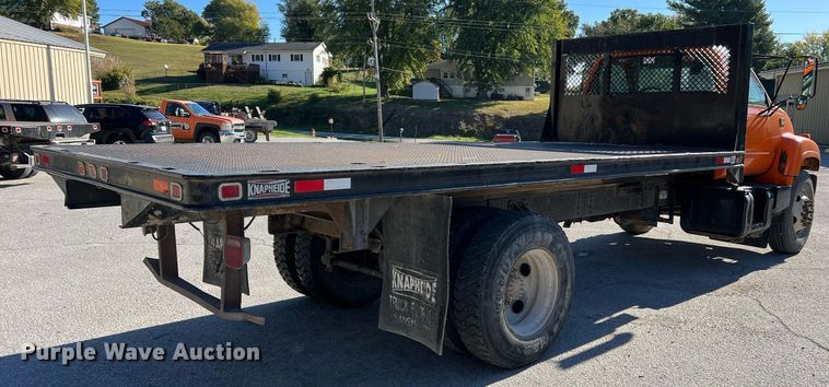 image for item NI9054 1999 GMC C6500  dump flatbed truck