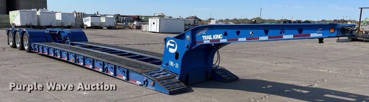 image for item NX9874 2008 Trail King TK110HDG-523  lowboy equipment trailer