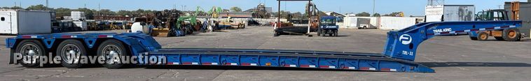 image for item NX9874 2008 Trail King TK110HDG-523  lowboy equipment trailer
