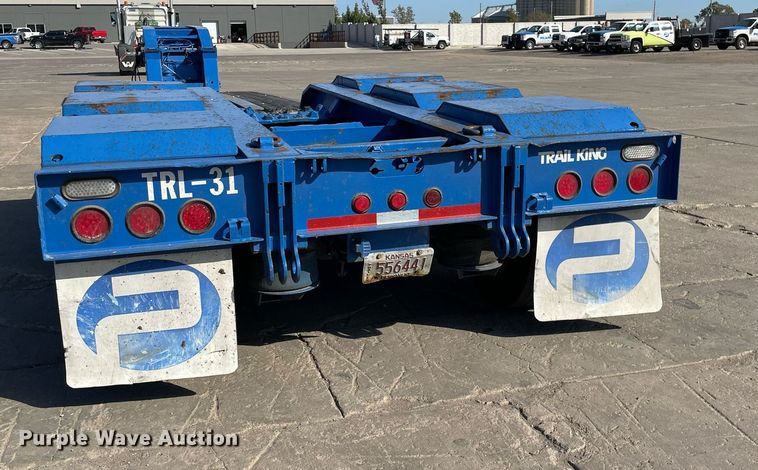 image for item NX9874 2008 Trail King TK110HDG-523  lowboy equipment trailer