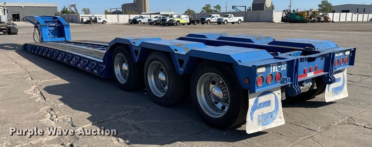 image for item NX9874 2008 Trail King TK110HDG-523  lowboy equipment trailer