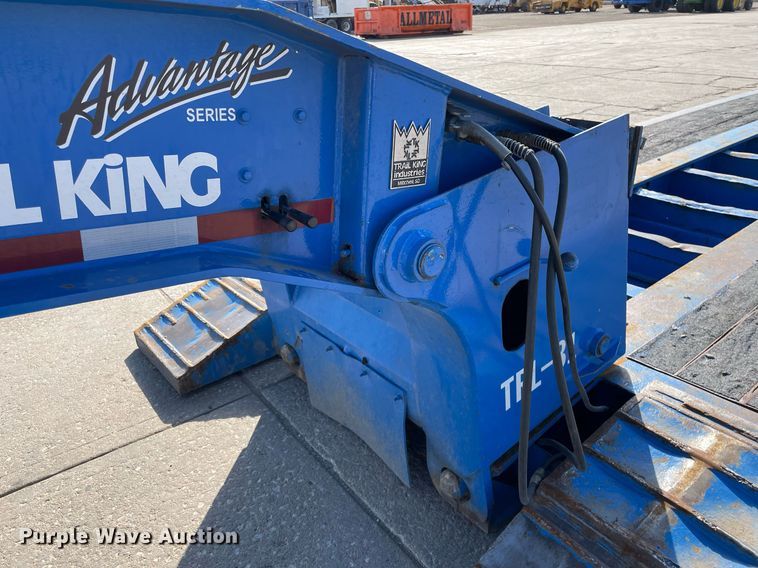 image for item NX9874 2008 Trail King TK110HDG-523  lowboy equipment trailer