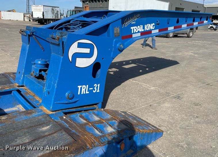 image for item NX9874 2008 Trail King TK110HDG-523  lowboy equipment trailer