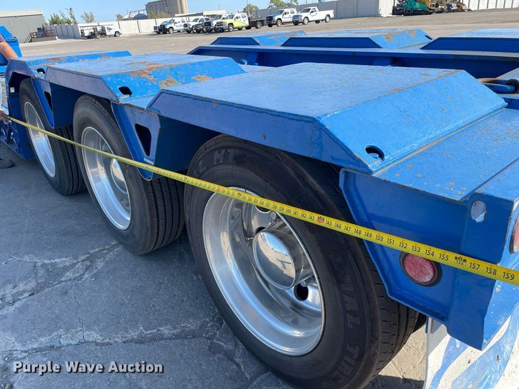 image for item NX9874 2008 Trail King TK110HDG-523  lowboy equipment trailer