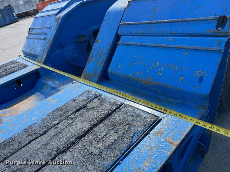 image for item NX9874 2008 Trail King TK110HDG-523  lowboy equipment trailer