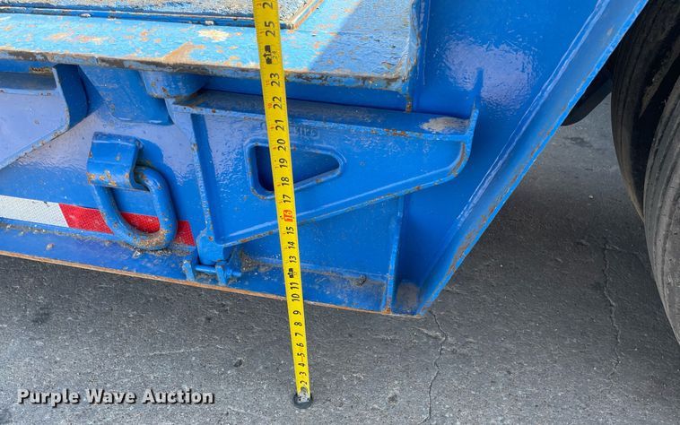 image for item NX9874 2008 Trail King TK110HDG-523  lowboy equipment trailer