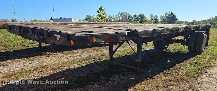image for item OG9547 1995 Shop built  flatbed trailer