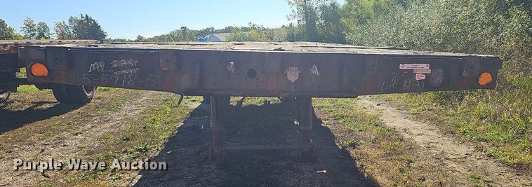 image for item OG9547 1995 Shop built  flatbed trailer