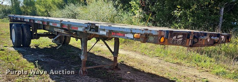 image for item OG9547 1995 Shop built  flatbed trailer