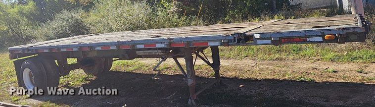 image for item OG9547 1995 Shop built  flatbed trailer
