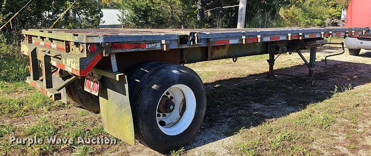 image for item OG9547 1995 Shop built  flatbed trailer