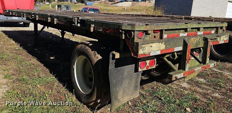 image for item OG9547 1995 Shop built  flatbed trailer