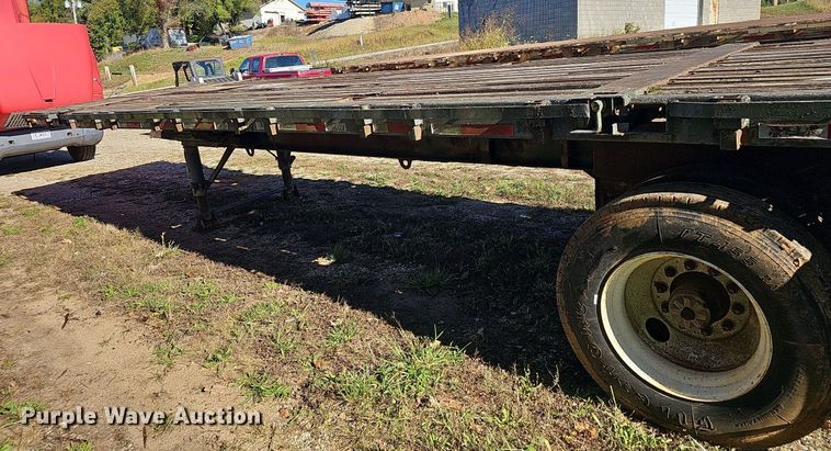 image for item OG9547 1995 Shop built  flatbed trailer
