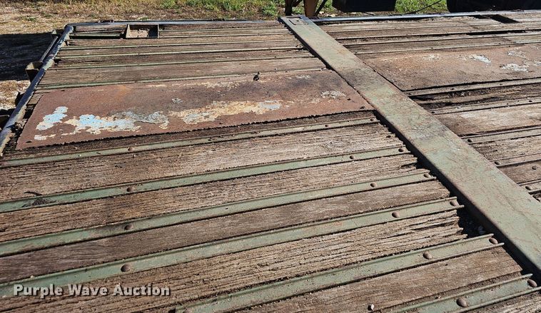 image for item OG9547 1995 Shop built  flatbed trailer