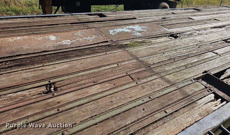 image for item OG9547 1995 Shop built  flatbed trailer