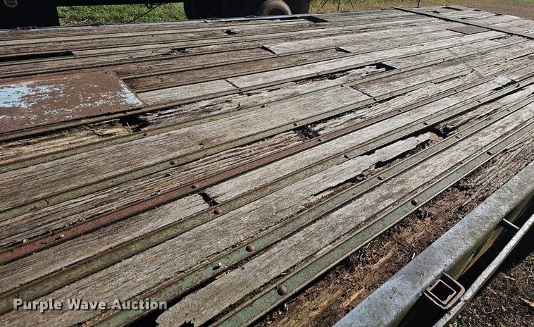 image for item OG9547 1995 Shop built  flatbed trailer