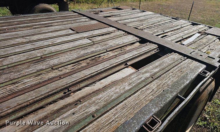 image for item OG9547 1995 Shop built  flatbed trailer