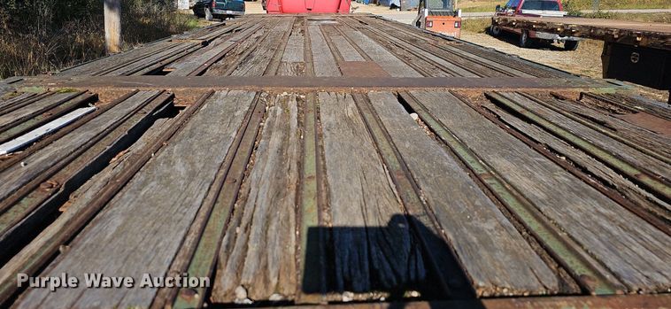 image for item OG9547 1995 Shop built  flatbed trailer