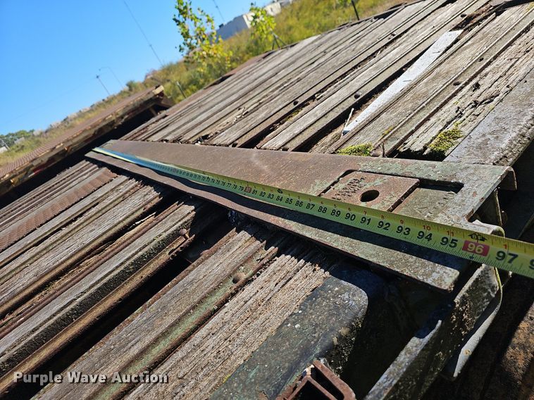 image for item OG9547 1995 Shop built  flatbed trailer