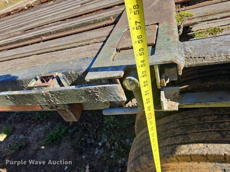 image for item OG9547 1995 Shop built  flatbed trailer