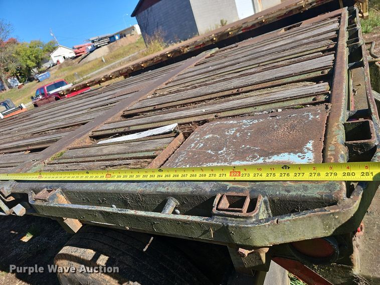 image for item OG9547 1995 Shop built  flatbed trailer