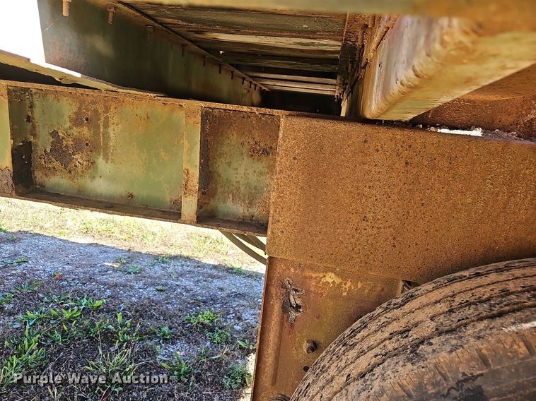 image for item OG9547 1995 Shop built  flatbed trailer