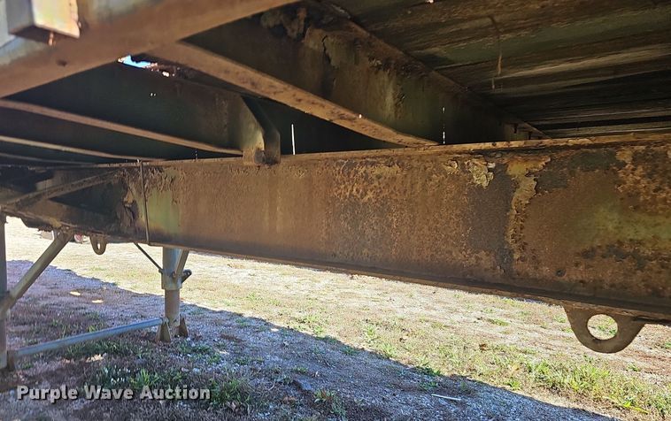 image for item OG9547 1995 Shop built  flatbed trailer
