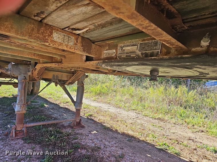 image for item OG9547 1995 Shop built  flatbed trailer