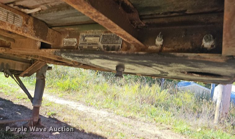 image for item OG9547 1995 Shop built  flatbed trailer